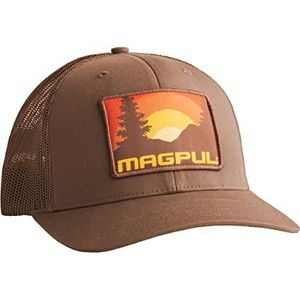 Magpul Trucker Hat Snap Back Baseball Cap, One Size Fits, Dageraad Bruin, one size