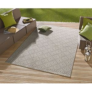 NORTHRUGS Binnen en buiten tapijt, munt, 140 x 200 cm, weerbestendig, modern, effen, design, loper voor balkon, terras, tuin, serre, woonkamertapijt, waterdicht, blauw