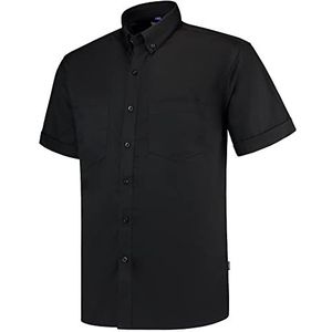 Tricorp 701001 Casual werkhemd met korte mouwen, 60% katoen/40% polyester, 150 g/m², zwart, maat XS