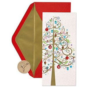 PAPYRUS Christmas Boxed Cards 1 EA Baum mit Ornamenten