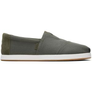 TOMS Heren Alp FWD Loafer Flat, Dark Sage Gerecycleerd Ripstop Katoen Canvas Verweerd Suede, 41 EU