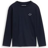 TOM TAILOR Kinder-T-shirt met lange mouwen, 10668 - Sky Captain Blue, 92-98