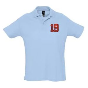 AMERICAN COLLEGE USA Polo's T-shirts sweatshirts en vesten Sport Ademend Casual Print Nieuwe Collectie 2024 Unisex Kleding Kinderen Jongen Meisje Model ACPL214 Sky Maat 12 Jaar, Hemelsblauw, 12 Jaar