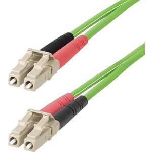 StarTech.com 20m LC naar LC (UPC) OM5 Multimode Glasvezelkabel, 50/125µm Duplex LOMMF/VCSEL Zipcord Fiber, 40G/100G, Buigbestendig, Low Insertion Loss, LSZH Fiber Patchkabel(LCLCL-20M-OM5-FIBER)