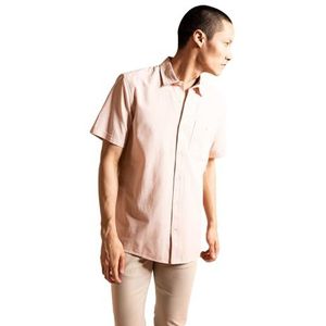 DeFacto Kurazarm hemd voor heren met korte mouwen, roze, XS