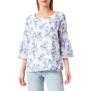 Sidona Damesblouse 10130394, blauw-wit, M, blauw-wit, M