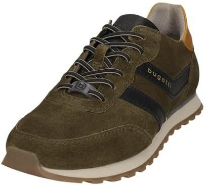 bugatti Heren 332-AOS61 lage schoenen, donkerblauw/cognac, 45 EU, Donkerblauw cognac, 45 EU