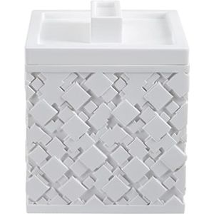 spirella - Agda - Cosmetica-organizer - Polyresin - Wattenschijfdispenser - 9,3 x 11 cm