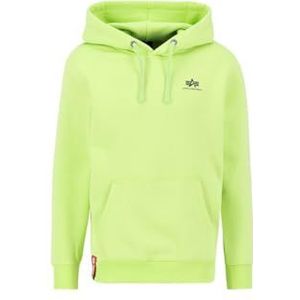 Alpha Industries Basic Hoody met klein logo voor heren Hornet Green