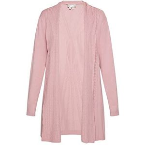 CARNEA Open cardigan voor dames 10426481-CA04, oudroze, XL/XXL, Oudroze, XL/XXL