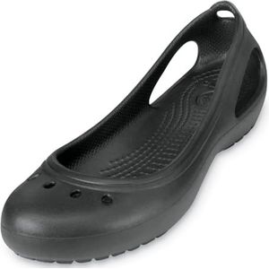 Crocs Kadee Ballet Flat voor dames, Zwart, 33/34 EU