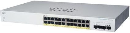 Cisco Zakelijke CBS220-24P-4G Smart Switch | 24-poort GE | PoE | 4x1G SFP | 3 jaar beperkte hardwaregarantie (CBS220-24P-4G-UK)