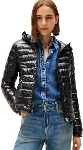 TOMMY HILFIGER - Tussenjas - Zwart - Gewatteerd