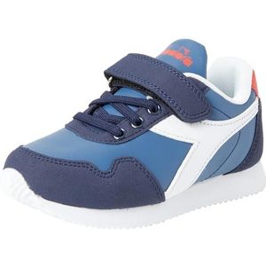 Diadora Simple Run PS Uniseks gymschoenen voor kinderen en jongens, Einsignia Blue White, 29.5 EU