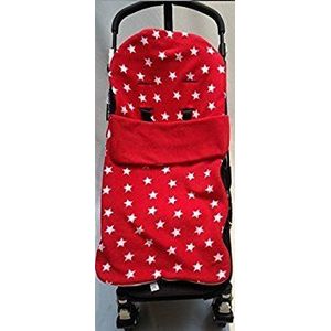 Snuggle Voetenzak/Gezellige tenen Compatibel met Silver Cross Buggy Surf Wayfarer Pop Duo - Red Star