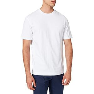 JACK & JONES Eenvoudig T-shirt voor heren, Wit/Fit: relaxed, S