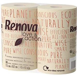 Renova Eco Love & Action Toiletpapier, 4 stuks
