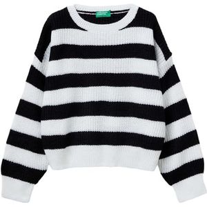 UNITED COLORS OF BENETTON Trui  zwart / offwhite