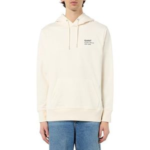 SCIPT GRAPHIC Sweathoodie, crème, S