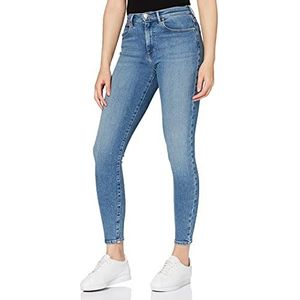 Wrangler dames Jeans High Rise Skinny, blauw (light oceaan), 26W / 32L