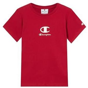 Champion Legacy T-shirt voor jongens, Rood, XXS