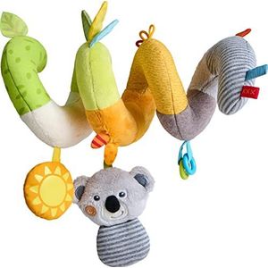 HABA 306658 - ontdekkingsspiraal Koala, multifunctioneel speelgoed vanaf 0 maanden, bevordert verbeeldingsvermogen