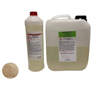 otto-online-handel Otto167 2K epoxyhars-grondlaagset met 4,5 kg vuurgedroogd kwartszand voor maximaal 15 m² grondgrondgrondlaag, transparant