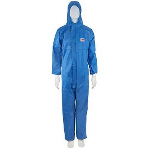 3M 45303XL beschermend pak, blauw met wit rugpaneel