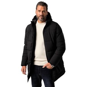 JP1880 - Gewatteerde Jas - Zwart - Met Capuchon - Warm Gevoerd