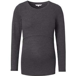 Noppies Vrouwen Top Plano Nursing T-shirt met lange mouwen, Grijs Melange - P806, L