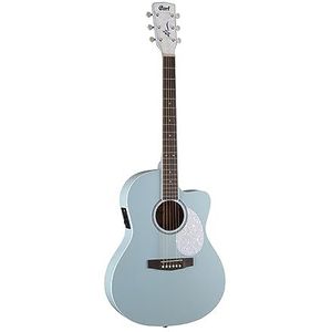 Cort Jade Classic - Elektro-akoestische gitaar uit de serie JADE - Hemelsblauw met open poriën (+ overtrek)