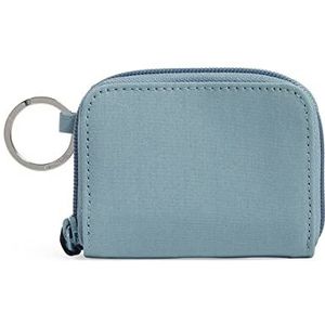 Vera Bradley Dames katoenen petite Zip-Around portemonnee met RFID-bescherming, rif waterblauw - gerecycled katoen, one size