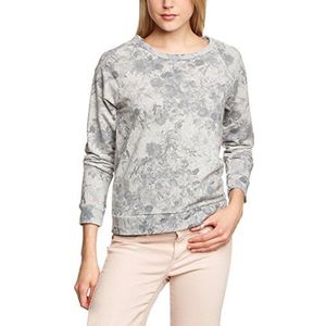 Blend Dames sweatshirt roze print sweat, grijs (Grey Melange 20042), M