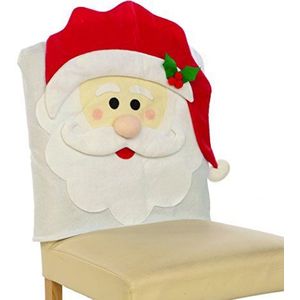 FESTIEVE PRODUCTIES Santa Felt stoelhoes, rood, 50 x 55 x 1 cm