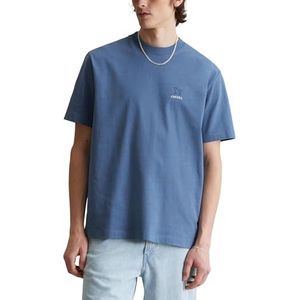 Poloshirt - Cerulean Blue - 100% Katoen - Ronde Hals, Korte Mouwen