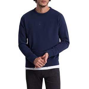 Pierre Cardin Heren Swetshirt ronde hals sweatshirt, Black Iris, 3XL