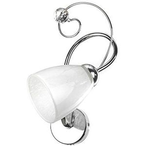 ONLI wandlamp met 1 licht, kleur chroom