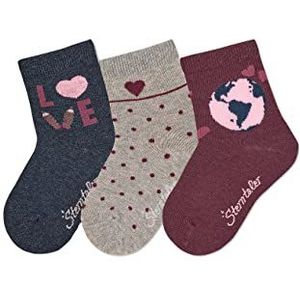 Sterntaler baby meisjes kousen, blauw gemeleerd, 18 EU