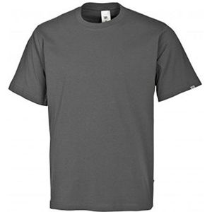 BP 1221-170-53-L uniseks T-shirt, 1/2 mouwen, ronde hals, lengte 70 cm, 160,00 g/m² puur katoen, donkergrijs, L