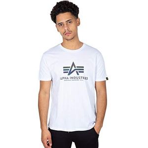 Alpha Industries Basic T Rainbow Ref Heren-T-shirt White