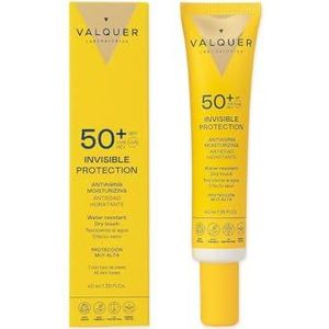 Valquer Laboratorios Onzichtbaar gezichtsserum SPF 50+. Anti-aging en hydraterend. Waterbestendig. Geen wit residu - 40 ml