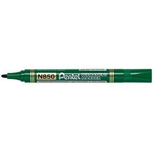 Pentel N850 permanente marker, conisch, 12 stuks, groen