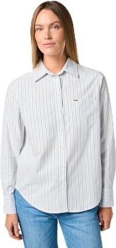 Wrangler - One Pocket - Overhemd - Lange Mouwen - 100% Oxford-katoen