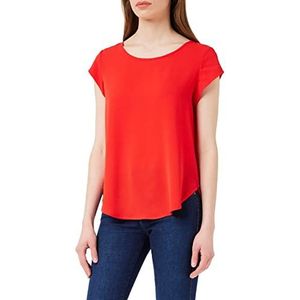 ONLY T-shirt voor dames Onlvic S/S Solid Top Noos Wvn, rood (hoog risico en hoog risico), 44