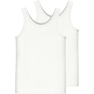 NAME IT Girl's NKFUU Tank TOP 2P NOOS onderhemd, helder wit, 134/140, wit (bright white), 134/140 cm