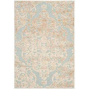Safavieh Modern tapijt, PAR348, geweven viscose, grijs/goud bruin, 120 x 180 cm