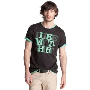 ESPRIT Heren T-shirt B30628, bruin (Urban Brown 215), 48
