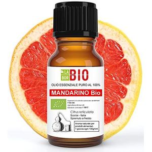 Mandarijn Bio Etherische olie 100% Pure 10 ml - Aromatherapie Therapeutisch Cosmetische - Laborbio