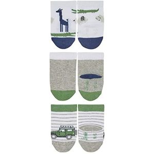 Sterntaler Baby-jongens sokjes 3-pack jungle sokken, lichtgrijs melk, 14