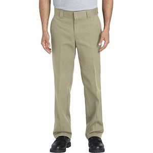 Dickies Heren Flex Werkbroek Slim Straight Fit, Woestijn Zand V1, 31W / 34L